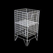 White Dump Bin Basket Retail