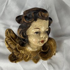 Cherub Angel Gilt Wings Carved