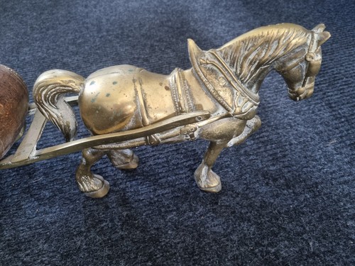 Brass horse and - horse,