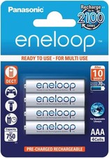 4x Panasonic Eneloop AAA