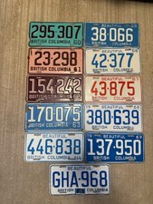 Vintage Genuine Canada License