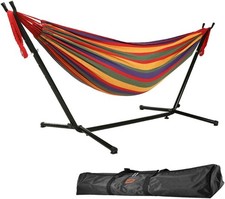 9ft Double Hammock with Stand