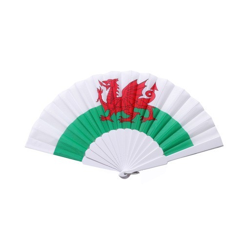 Wales flag folding hand - folding, fan