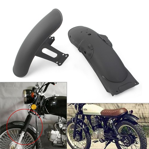 Pair black metal front - pair, front&rear
