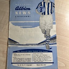 West Bromwich Albion v Everton 15/3/58 Vol 49 No 37