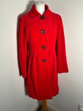 Boden red cord coat Size 14