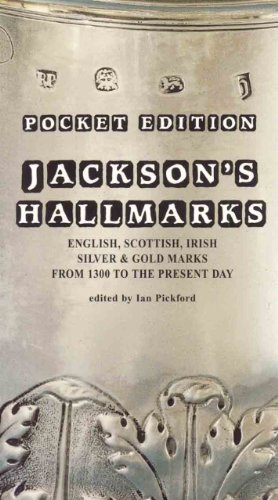 Jackson hallmarks english - jackson's, hallmarks: