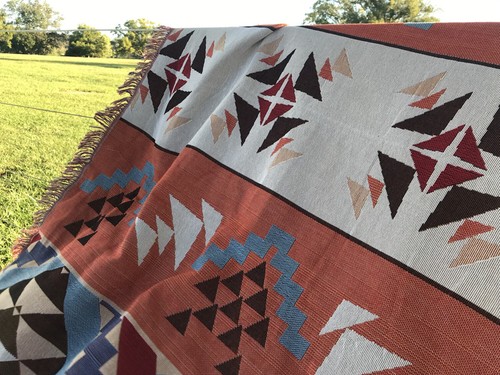 Large brown red tribal - large,