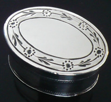 Antique Sterling Silver Nutmeg Grater, Samuel Pemberton, Birmingham 1798