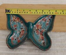 Mayco Glazed Butterfly Dish