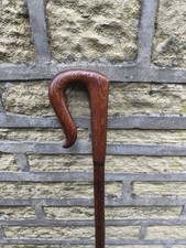 Shepherds Crook Hand Carved On