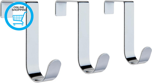 Over door hanger pack metal - door, 3
