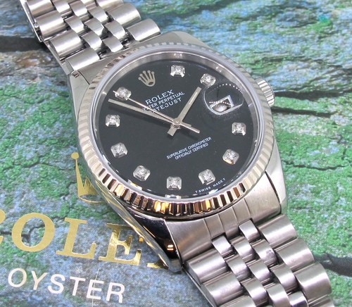 Rolex 16200 datejust black - rolex,