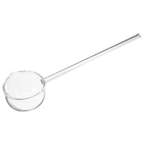 Glass serving ladle - glass, ladle: