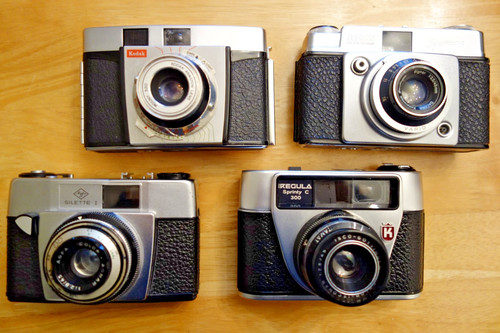 Lot vintage 35mm cameras - 4,