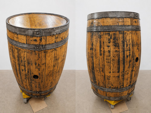 Oak whiskey barrel light - oak,