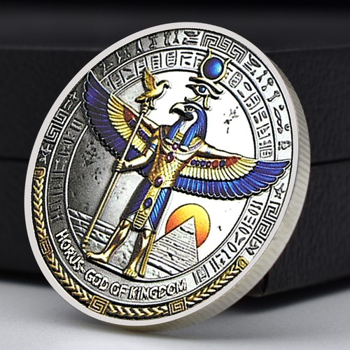 Ancient egypt coin horus god - coin,