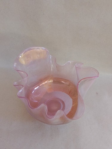 Very pretty hand blown - pretty, pink