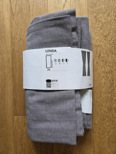 Ikea lenda dark grey curtains - ikea,
