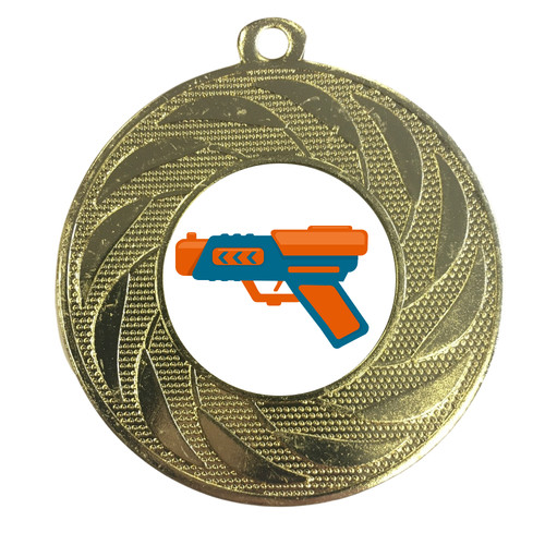 Nerf gun medal - nerf,