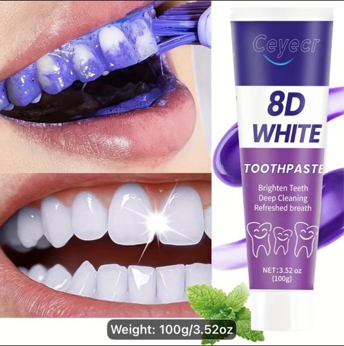 Vivid trend purple toothpaste - purple,