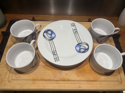 Cups side plates table - 4,