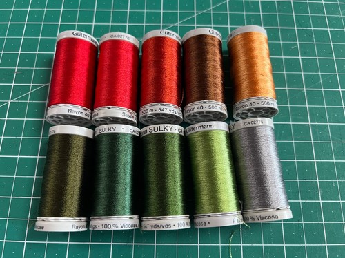 Ten 500m reels gutermann - 500m, sulky