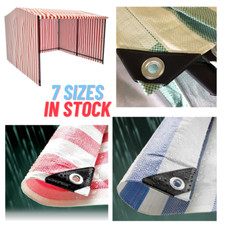 Striped Tarpaulin Heavy Duty