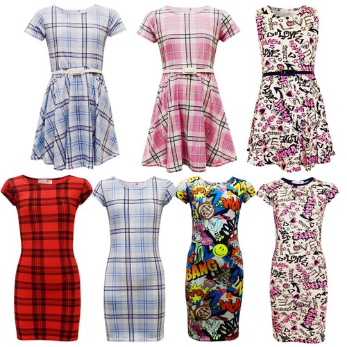 Kids girls tartan aztec floral - kids,