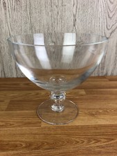 Clear Glass Oversized Drinking Glass Vase 8" Tall 