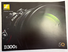 Nikon D300S Digital Camera A4 Product Brochure 2009