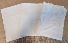 3 Beautiful Vintage Half Linen