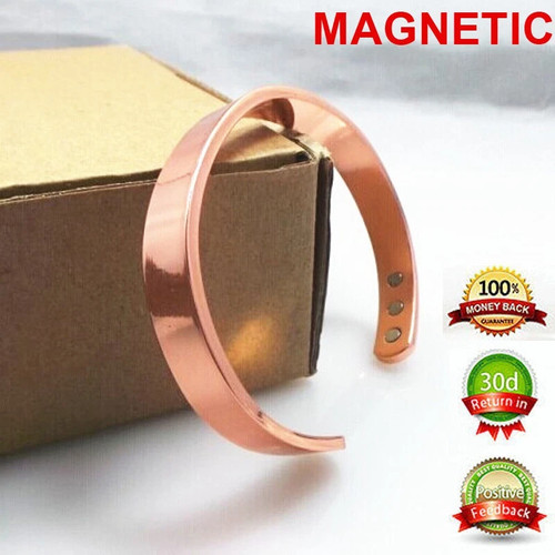Gents copper magnetic bracelet - magnetic,