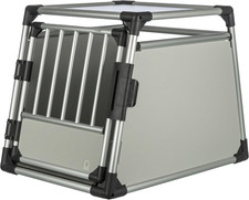 Dog Transport Box Aluminium in