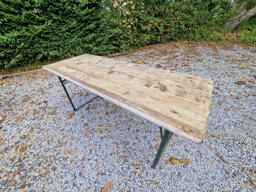 Vintage folding military table - military,