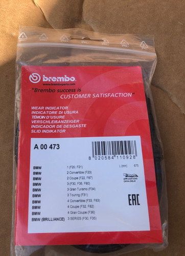 Front wear sensor brembo - sensor,