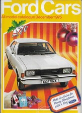 1975 (December) Ford UK brochure: Escort Mk. 2, Cortina Mk. 3, Capri II, Granada