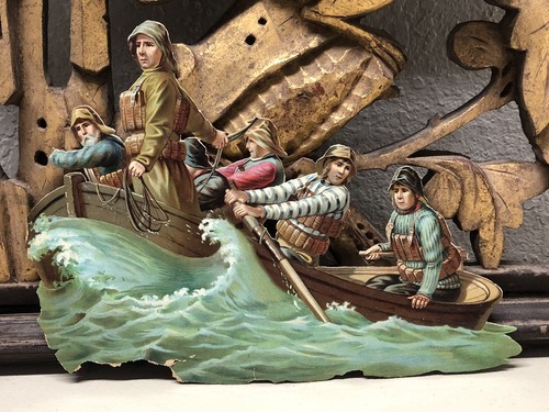 Men row boat - boat, in