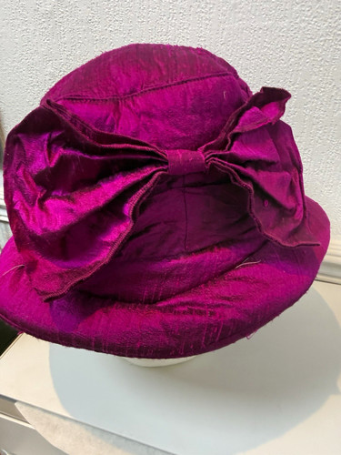 Women purple silk cloche - women’s,