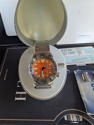 Seiko orange monster - seiko,