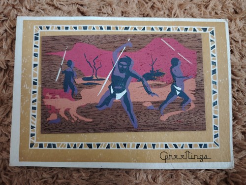 Vintage aborigines greetings - vintage,