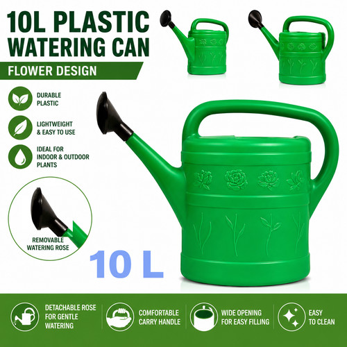 Agritrade plastic watering can - plastic,