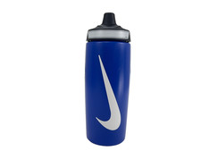 Nike Refuel 530ml Squeeze Sports Water Bottle, Water Bottle, Blue, White, New