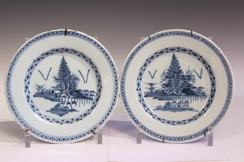 Pair antique english - pair, delft