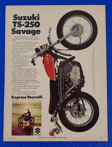 1969 suzuki 250 - 1969, ts-250
