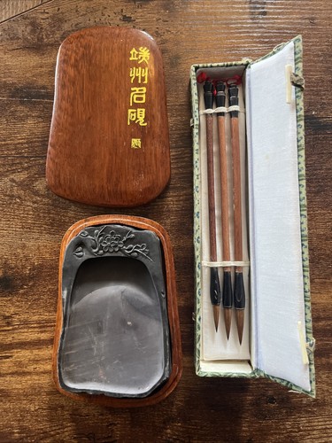 Ink stone vintage suzuri sumi - vintage,