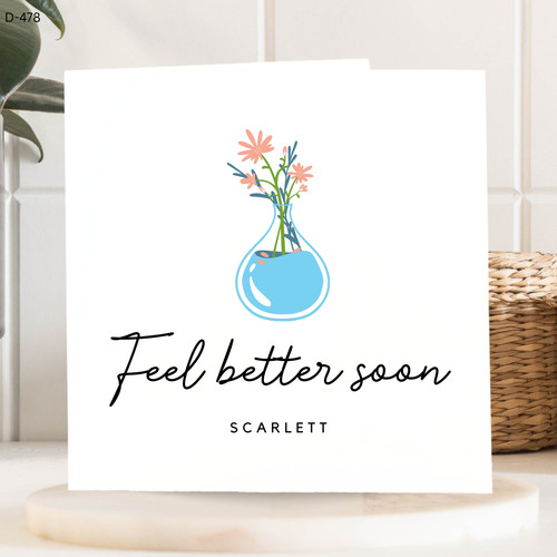 Feel better soon card - soon,