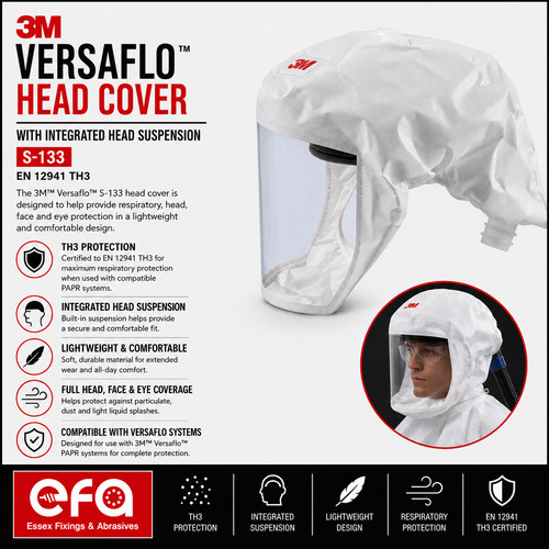 133s versaflo fabric - 3m, s-133s