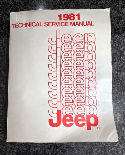 1981 jeep technical service - technical,