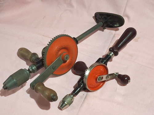 Vintage stanley hand - hand, drill